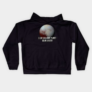 Nine Planet Solar System Kids Hoodie